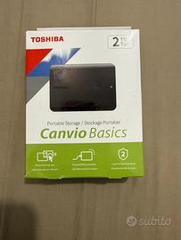 Hard Disk Esterno Toshiba 2TB Canvio Basics