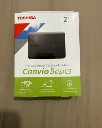 Hard Disk Esterno Toshiba 2TB Canvio Basics