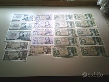 vecchie banconote scellini