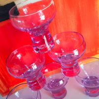 6 coppe Alessandrite anni 70 vintage 