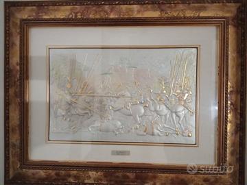 quadro oro e argento 