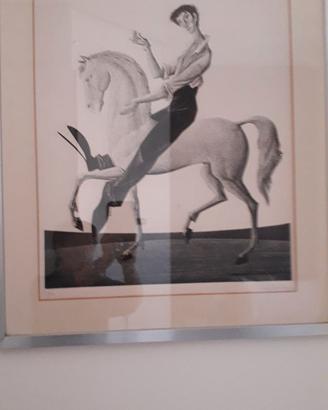Litografia d'autore CARLO CANEVARI ( 1922/1996)