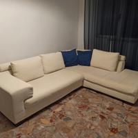 Divano angolare Dondi Salotti tessuto sfoderabile 