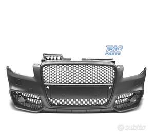 PARAURTI ANTERIORE AUDI A4 04-07 LOOK RS4 NERO PDC