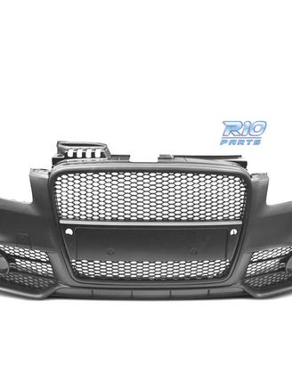 PARAURTI ANTERIORE AUDI A4 04-07 LOOK RS4 NERO PDC