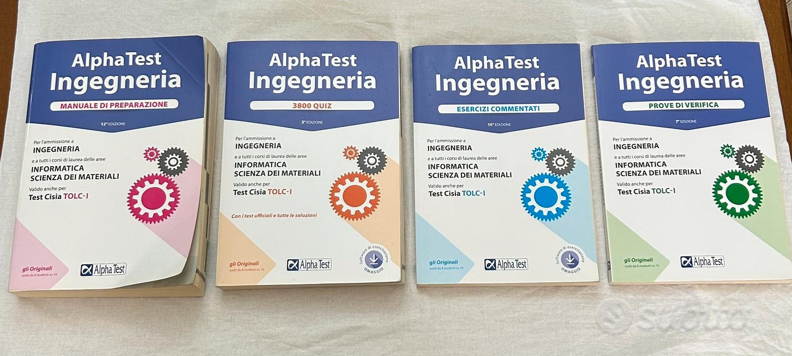 Alpha Test Ingegneria Manuale Di Preparazione Test Cisia TOLC-I (12^  Edizione)