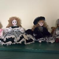 Bambole in ceramica anni 70
