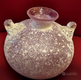 VASO ANTICO STILE MURANO TECNICA VETRO SCAVO
