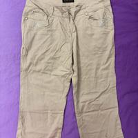 Pantalone pinocchietto beige Taglia L