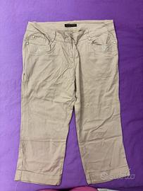 Pantalone pinocchietto beige Taglia L