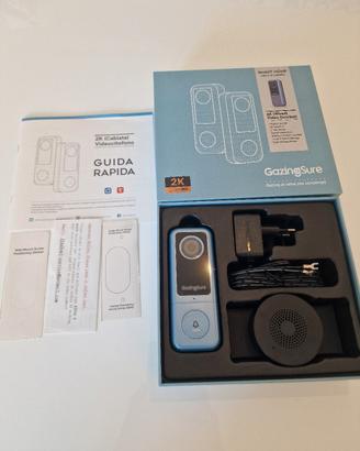 Kit videocitofono Wifi, 2K QUAD HD