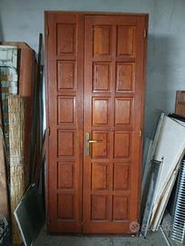 Portoncino d' ingressso in legno massello  Douglas