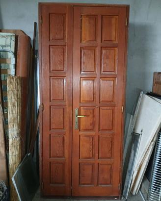 Portoncino d' ingressso in legno massello  Douglas