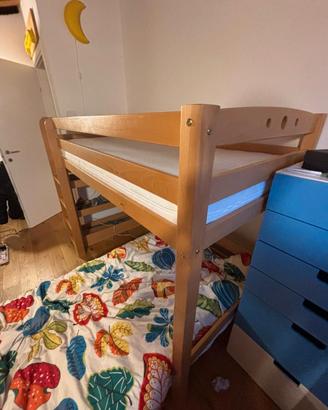 Letto castello + materassi