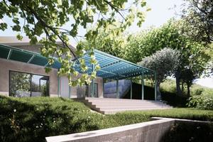Villa in costruzione ad Albanella
