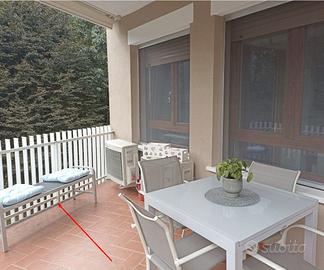 Panca da esterno, Panca da giardino in acciaio