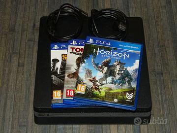 PS4 Slim + 3 giochi