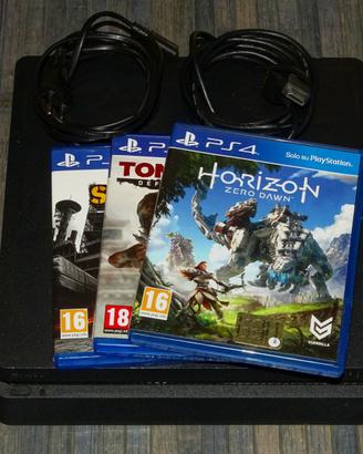 PS4 Slim + 3 giochi