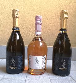 Lotto 3 bottiglie "Le Vinali". Prosecco + Rosé 