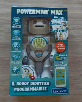 Powerman Max robot STEM programmabile interattivo