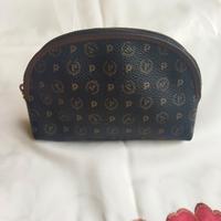 Borsello, trousse Pollini Logo Classic nero/ cuoio