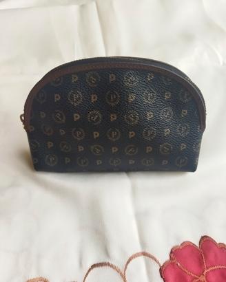 Borsello, trousse Pollini Logo Classic nero/ cuoio