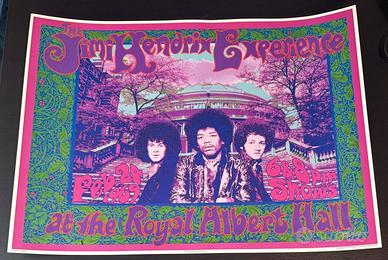 Poster Jimi Hendrix Experience - Royal Albert Hall