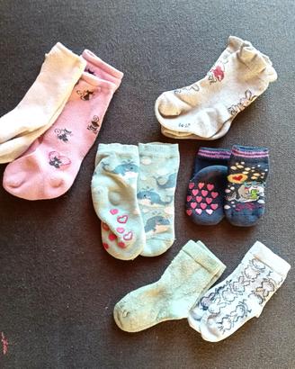 Calzini bambina neonata Benetton Coveri 9-15 mesi