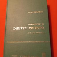 Istituzioni di Diritto Privato, Pietro Trimarchi