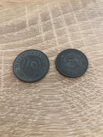 Monete- Terzo Reich 10 reichspfennig •