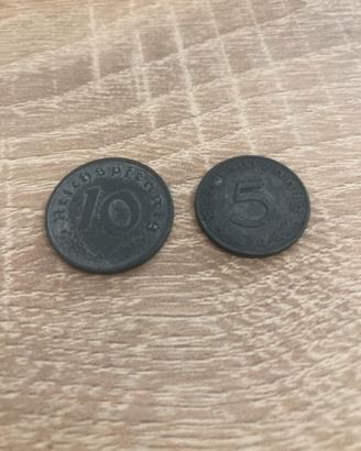 Monete- Terzo Reich 10 reichspfennig •