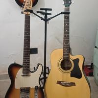 Lotto Chitarre Telecaster + Ibanez V70CE 