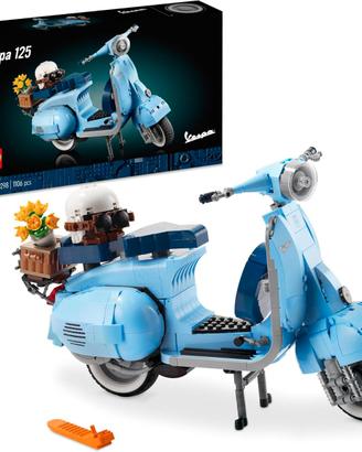 LEGO Icons Vespa 125, Kit Modellismo per Adulti in