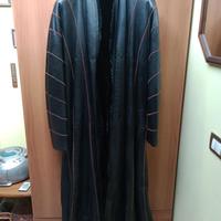 Cappotto pelle e pelliccia double face 