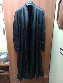 Cappotto pelle e pelliccia double face 