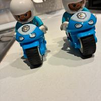 Polizia moto lego duplo