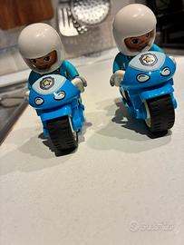 Polizia moto lego duplo