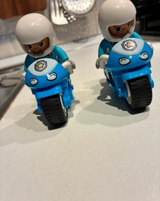 Polizia moto lego duplo