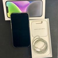 Iphone 14 128gb blu notte (100% salute batteria)