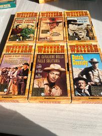 N 6 Vhs originali Western De agostini