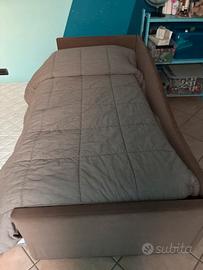 Letto con letto contenitore con doppio materasso