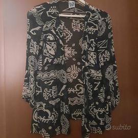 Camicia blusa elegante in pura seta