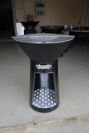 BBQ con Griglia Inox e Piastra – Made in Italy