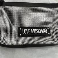 Pochette Borsa Moschino nuova con strass