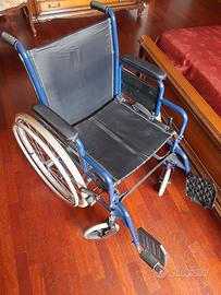 sedia rotelle pieghevole