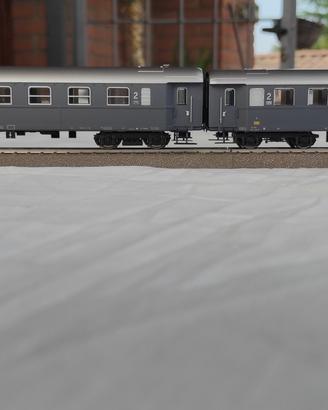 Carrozze ACME tipo 1946 e tipo 1957 in scala H0
