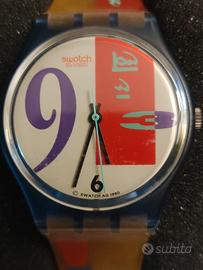 Orologio Swatch vintage AG 1990 Quarzo 