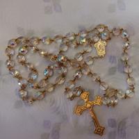 Rosario cristallo grande cm 80