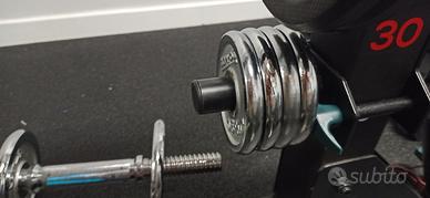 Kit Manubri+Dischi Palestra–CORENGTH(Decathlon)14k