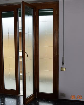 Porta Finestra N°4 Ante Int.Legno Esterno Bianco